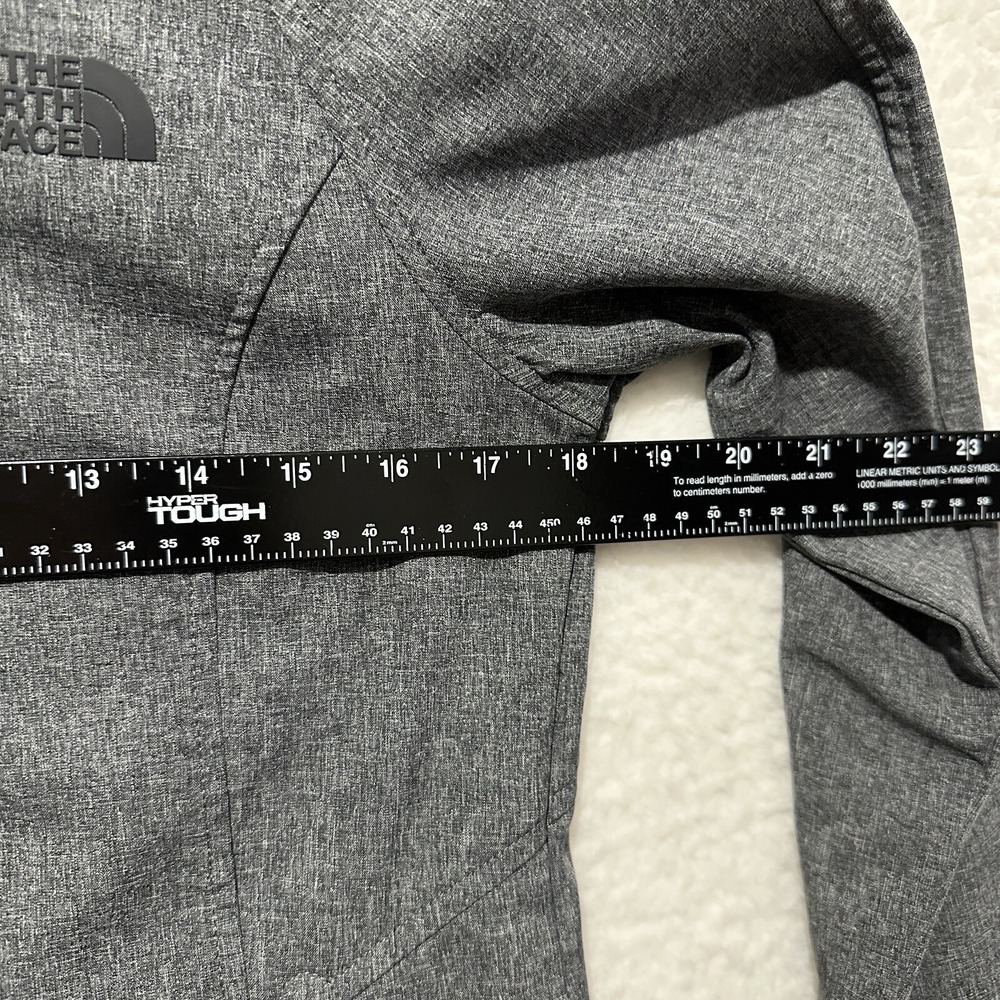 The North Face Windwall Soft Shell Women's Heather Gray Full Zip Jacket Size M/M - Picture 14 of 15